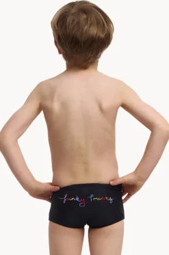 Trunks|Funky Trunks Boys Pride Alive Trunk Black/multi