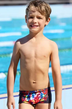 Trunks|Funky Trunks Boys Pride Alive Trunk Black/multi