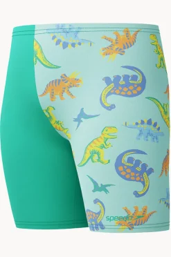 Jammers|Speedo Boys Print Jammer Teal