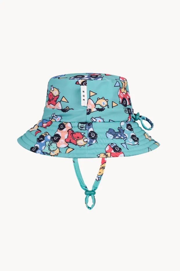 Hats|Huxbaby Boys Racer Dino Swim Hat Green