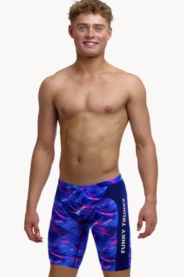 Jammers|Funky Trunks Boys Rising Tide Jammer Blue/pink