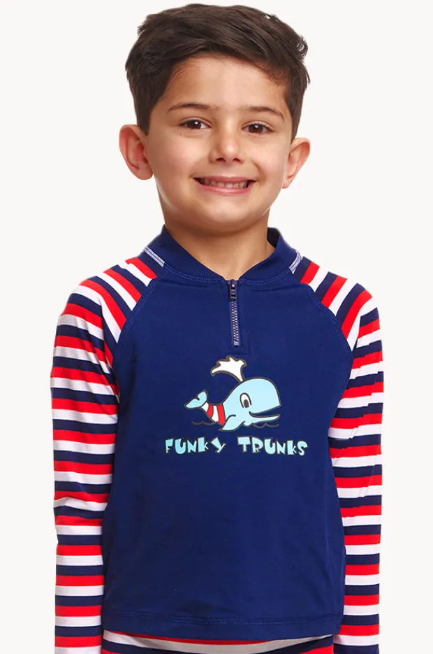 Rashies & Sunsuits|Funky Trunks Boys Suntop Riviera