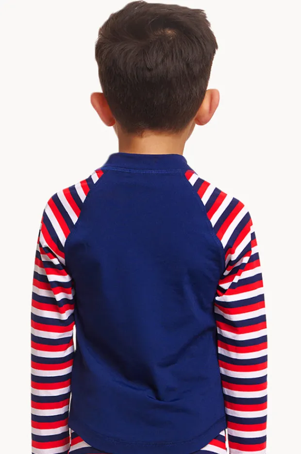 Rashies & Sunsuits|Funky Trunks Boys Suntop Riviera