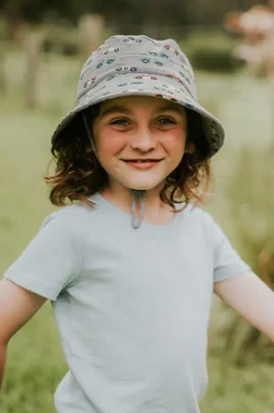 Hats|Bedhead Boys Roadster Classic Bucket Hat Grey