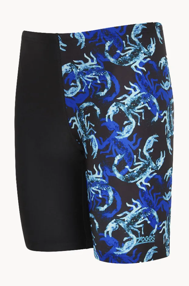 Jammers|Zoggs Boys Scorpio Mid Jammer Black/Blue