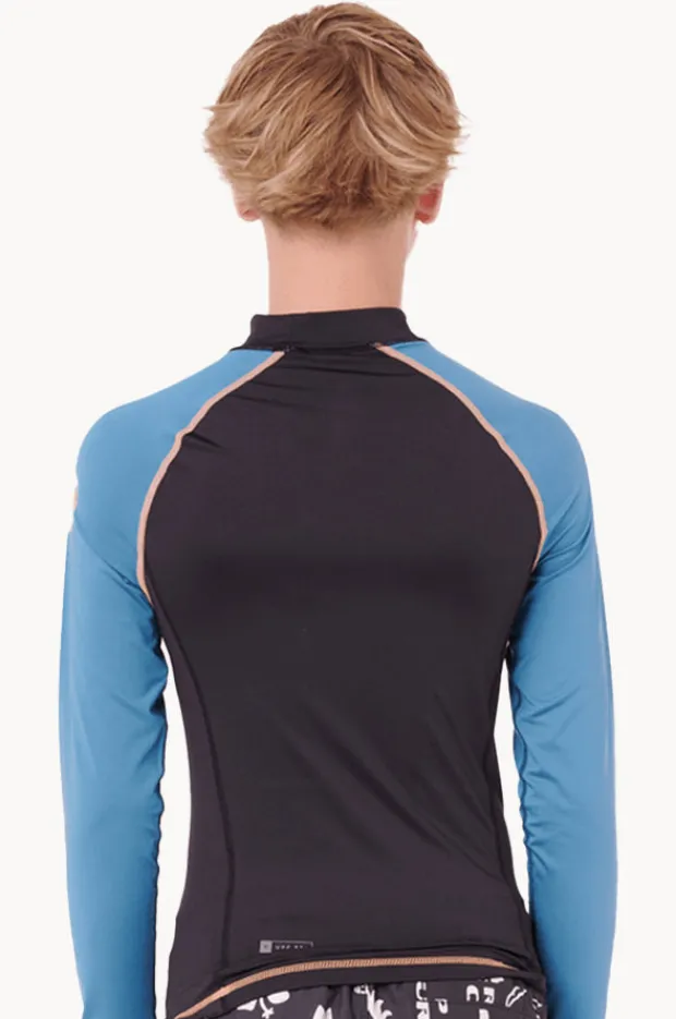 Rashies|Rip Curl Boys Shock Long Sleeve Suntop Storm