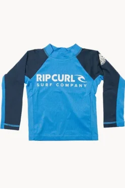 Rashies & Sunsuits|Rip Curl Boys Shock Long Sleeve Suntop Blue