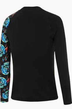 Rashies|Speedo Boys Skull Suntop Black/multi