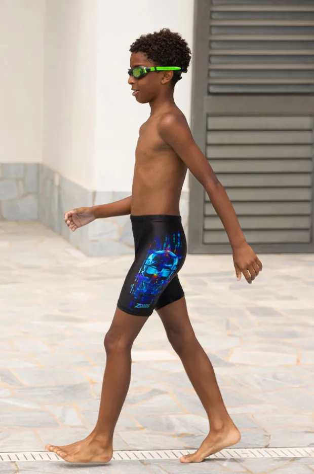 Jammers|Zoggs Boys Skulltor Volt Jammer Black/blue