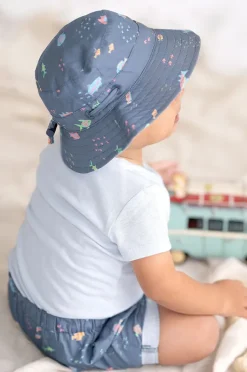 Hats|Toshi Boys Snapper Odyssey Sunhat Navy