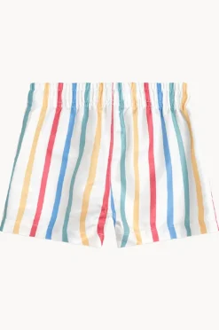 Boardshorts|Huxbaby Boys Stripey Huxbear Swim Short Multi
