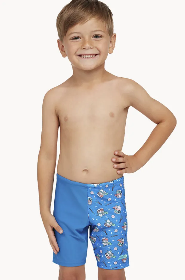 Jammers|Swimwear|Zoggs Boys Super Sushi Midi Jammer Blue