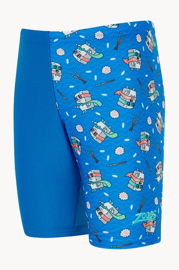 Jammers|Swimwear|Zoggs Boys Super Sushi Midi Jammer Blue