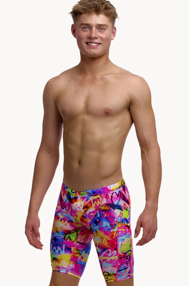 Jammers|Funky Trunks Boys Tag Her Jammer Multi