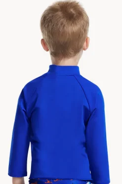 Rashies & Sunsuits|Speedo Boys Toddler Shark Long Sleeve Suntop Cobalt