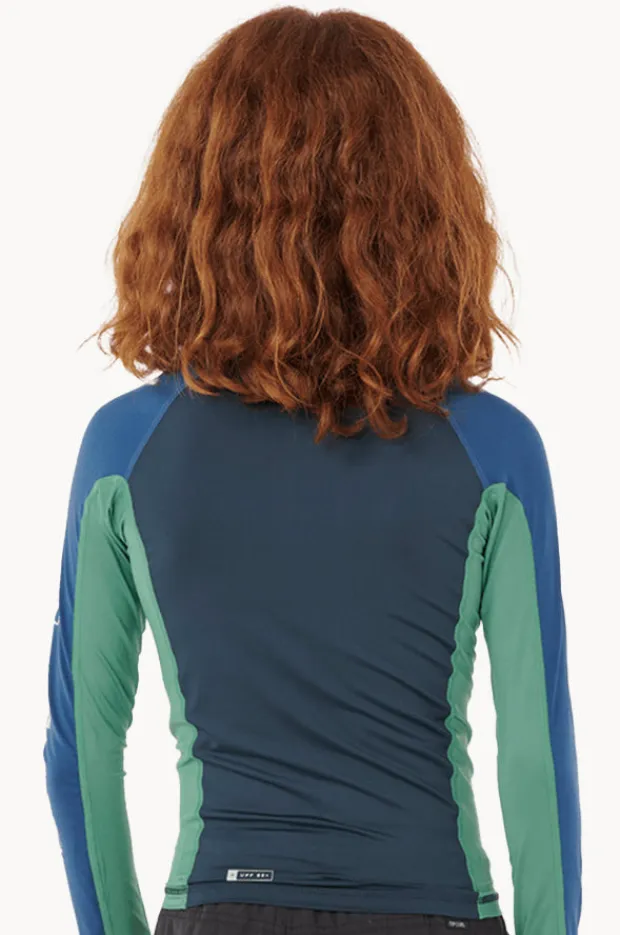 Rashies|Rip Curl Boys Tropic Daze Long Sleeve Suntop Dark Navy