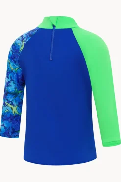 Rashies & Sunsuits|Rashies & Sunsuits|Speedo Boys Under The Sea Suntop Green/blue