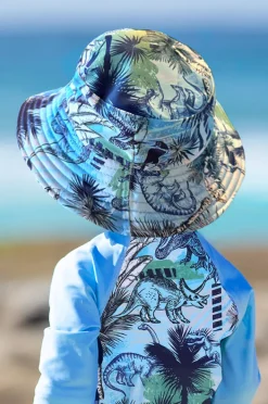 Hats|Salty Ink Boys Urban Reversible Sunhat Jungle
