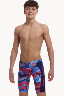 Jammers|Funky Trunks Boys Wave Craze Jammer Blue/red