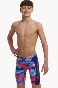 Jammers|Funky Trunks Boys Wave Craze Jammer Blue/red