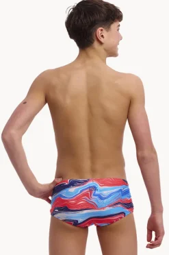 Trunks|Funky Trunks Boys Wave Craze Trunk Blue/red