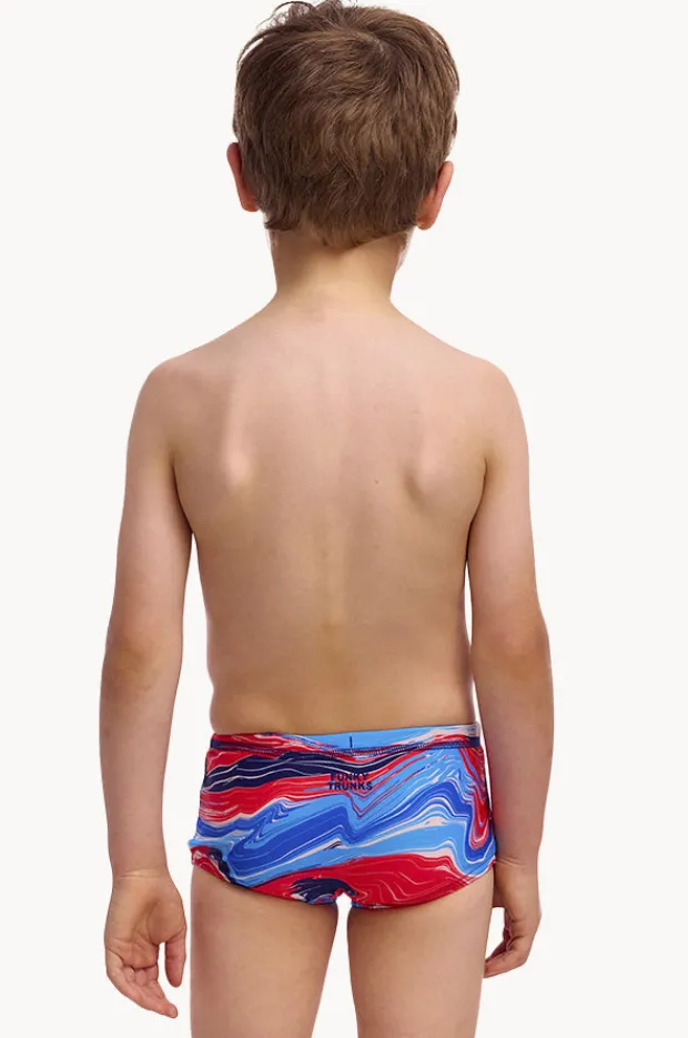 Trunks|Funky Trunks Boys Wave Craze Trunk Blue/red