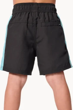Boardshorts|Rip Curl Boys Wave Dayz Panel Volley Boardshort Washed Black