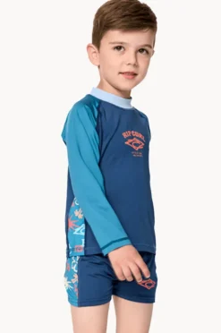 Rashies & Sunsuits|Rip Curl Boys Wave Dayz Suntop Set Light Navy