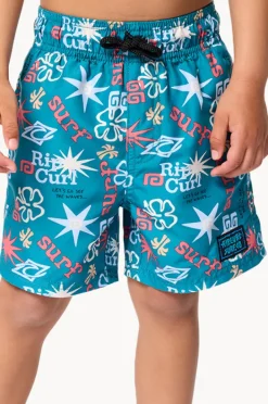 Boardshorts|Rip Curl Boys Wave Dayz Volley Boardshort Blue