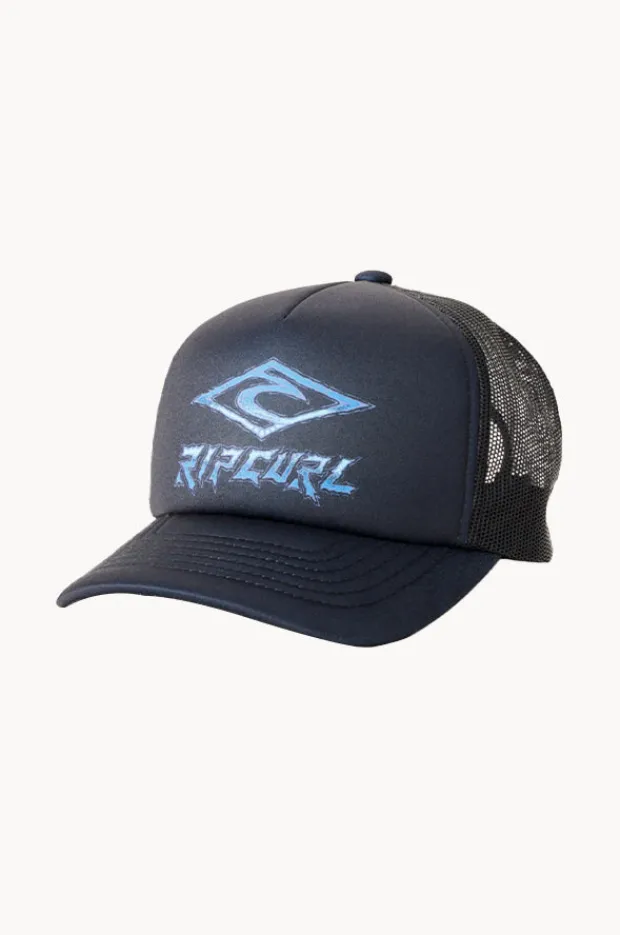 Hats|Rip Curl Boys Weekender Trucker Cap Black/blue