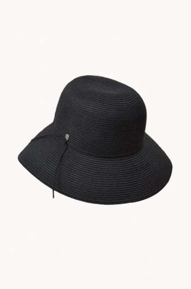 Headwear|Cherry Red Braid Bucket Hat Black