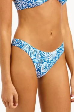 Bottoms|Seafolly C Shells High Cut Pant Sapphire