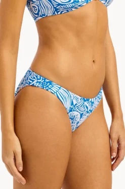 Bottoms|Seafolly C Shells Reversible Hipster Sapphire