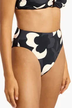 Bottoms|Jets Cactus Garden Hi Waist Hi Leg Pant Black