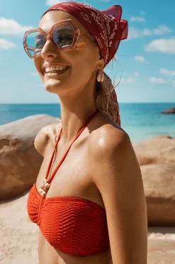 Bikini Tops|Sea Level Caracus Ring Bandeau Spice