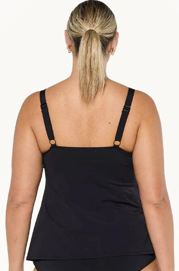 Tankini Tops|Capriosca Carnival Tank Tankini Separate Black/multi