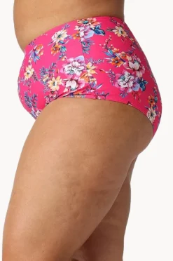 Bottoms|Capriosca Castaway High Waisted Pant Hot pink