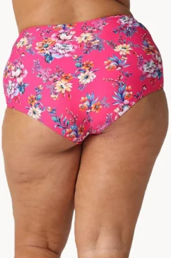 Bottoms|Capriosca Castaway High Waisted Pant Hot pink