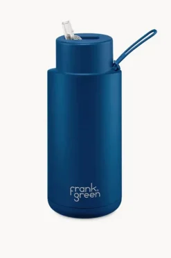 Drinkware|Drinkware|Frank Green Ceramic Drink Bottle 1L Deep ocean