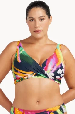 Bikini Tops|Artesands Chelona Delacroix Cross Front Bra Navy