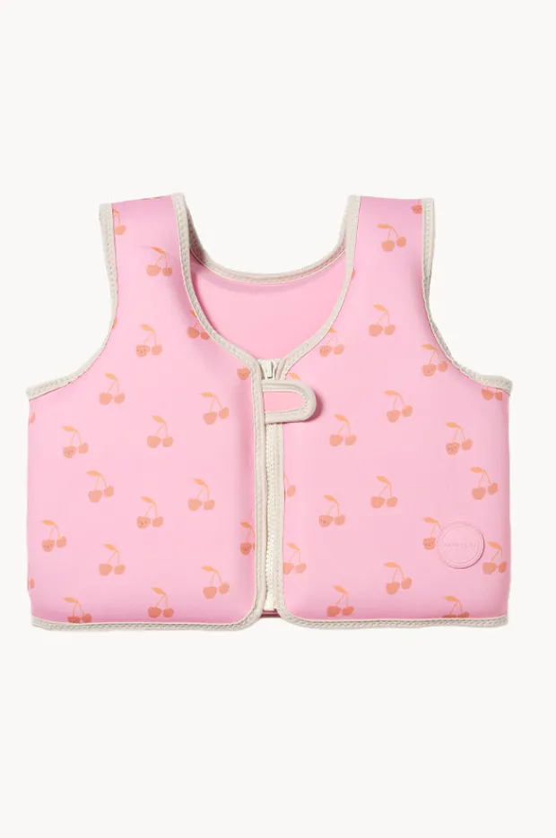 Floaties & Swim Aids|Floaties & Swim Aids|Sunny Life Cotton Candy Swim Vest 3-6 Years Cherry