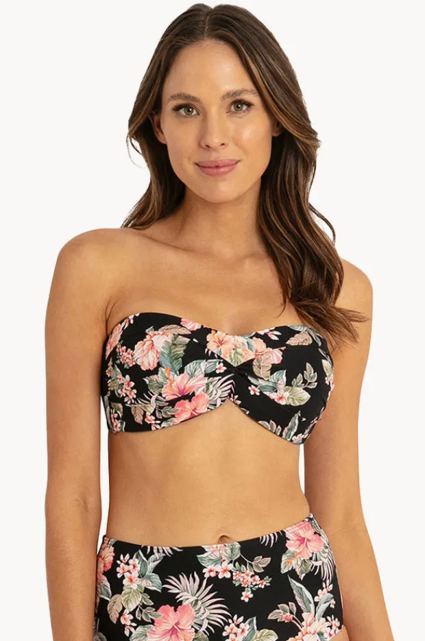 Bikini Tops|Sunseeker Chile D/DD Cup Wrap Bandeau Chile black
