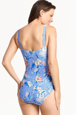 One Pieces|Sunseeker Chilio F/G Cup Tie One Piece Blue