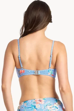 Bikini Tops|Sunseeker Chilio Multi Bar Bra Blue