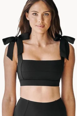 Bikini Tops|Une Piece Classic Square Neck Bralette Black