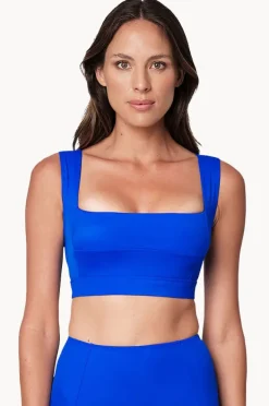 Bikini Tops|Une Piece Classic Square Neck Bralette Blue