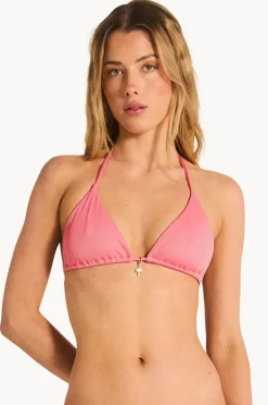 Bikini Tops|Tigerlily Classics Tara Tri Coral