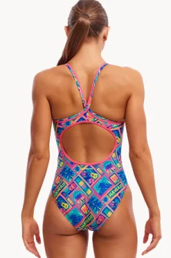One Pieces|Funkita Coco Canel Diamond Back One Piece Multi