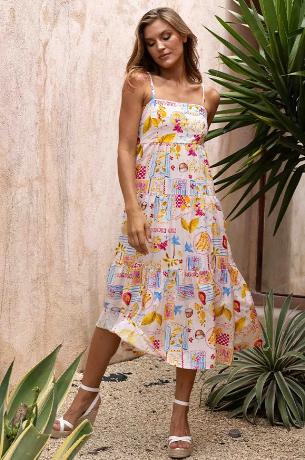 Dresses|Go Girl Coco Vacay Ellie Midi Dress Blush