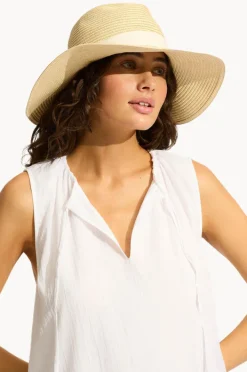 Headwear|Seafolly Collapsible Fedora Natural
